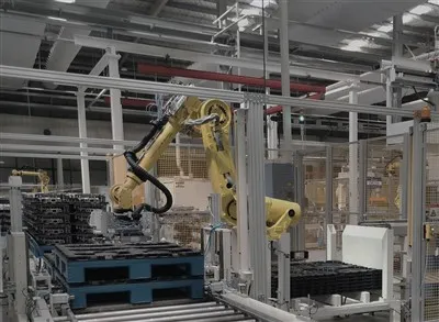 Palletisera och depalletiserande system